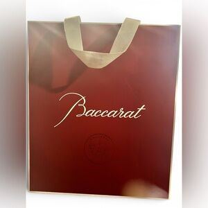 Red Baccarat Shopping Tote/Gift Bag